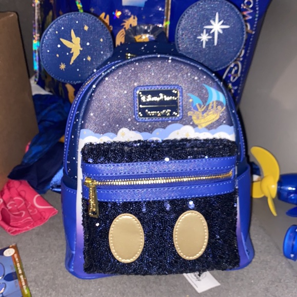 Disney Parks Limited Main Attraction Peter Pan LoungeFly - Picture 2 of 4